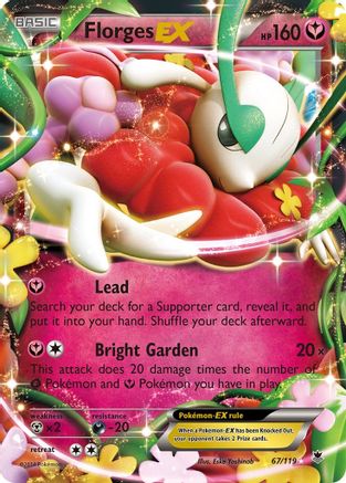 Florges EX 067/119  - Holofoil XY  Phantom Forces - Ultra Rare