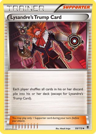 Lysandre's Trump Card 099/119  XY  Phantom Forces - Uncommon