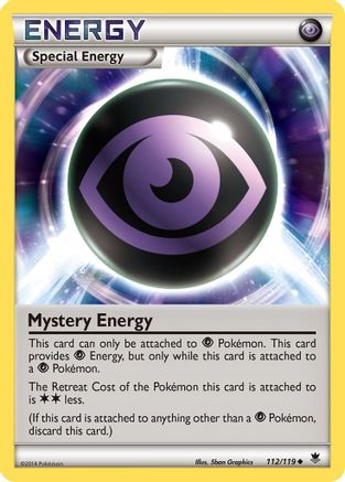 Mystery Energy 112/119  XY  Phantom Forces - Uncommon