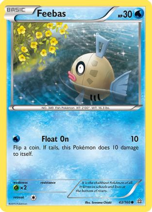 Feebas 043/160  XY  Primal Clash - Common