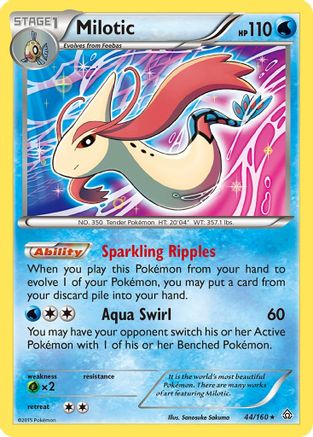 Milotic 044/160  - Holofoil XY  Primal Clash - Holo Rare