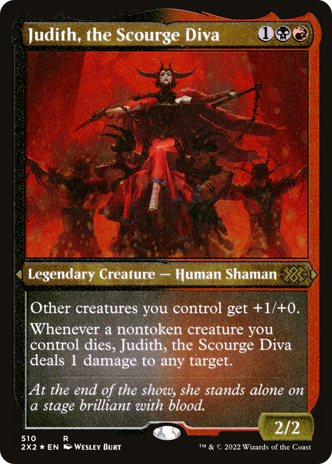 Judith, the Scourge Diva (2X2-510) - Double Masters 2022 Foil