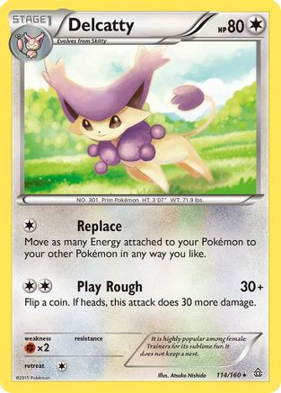 Delcatty 114  XY  Primal Clash - Rare