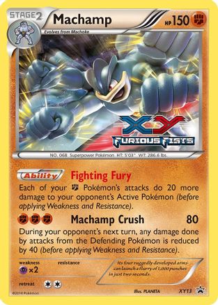 Machamp XY13  - Holofoil XY Promos - Promo