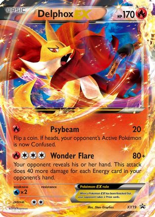 Delphox EX XY19  - Holofoil XY Promos - Promo