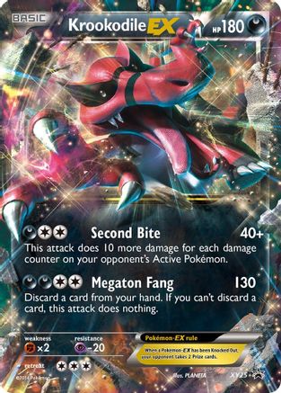 Krookodile EX XY25  - Holofoil XY Promos - Promo