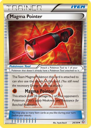 Magma Pointer 024/34  Double Crisis - Uncommon