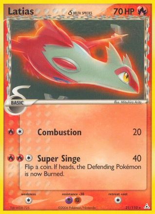 Latias 021/110  - Holofoil Deck Exclusives - Holo Rare