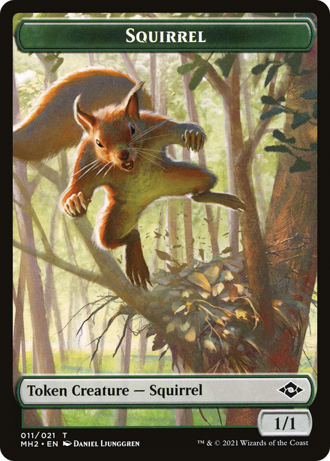 Squirrel Token (MH2-011) - Modern Horizons 2 Tokens