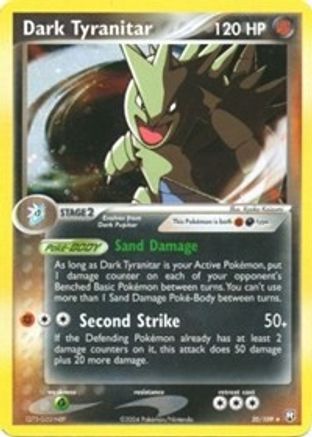 Dark Tyranitar 020/109  - Holofoil Deck Exclusives - Holo Rare