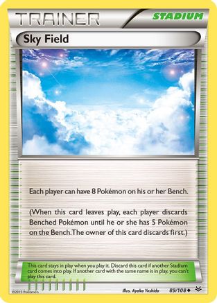 Sky Field 089/108  XY  Roaring Skies - Uncommon