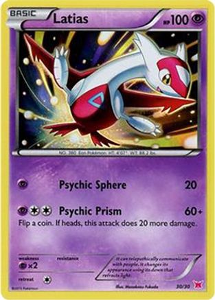 Latias (#30 Holo) 014  - Holofoil XY Trainer Kit Latias & Latios - Common