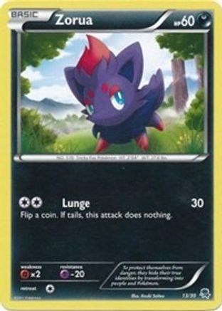 Zorua (#23) 023  BW Trainer Kit Excadrill & Zoroark - Common