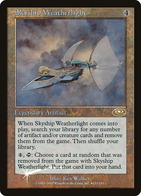 Skyship Weatherlight (Alt. Art Foil) (PLS-135) - Planeshift