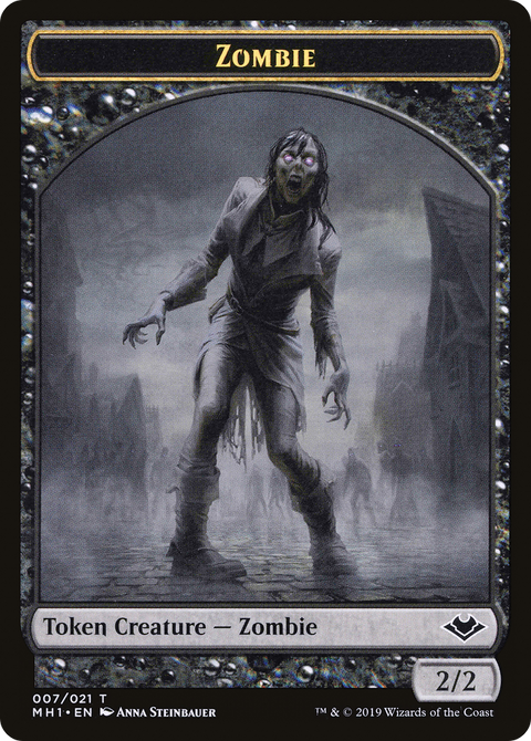 Zombie Token (007) (MH1-007) - Modern Horizons Tokens Foil