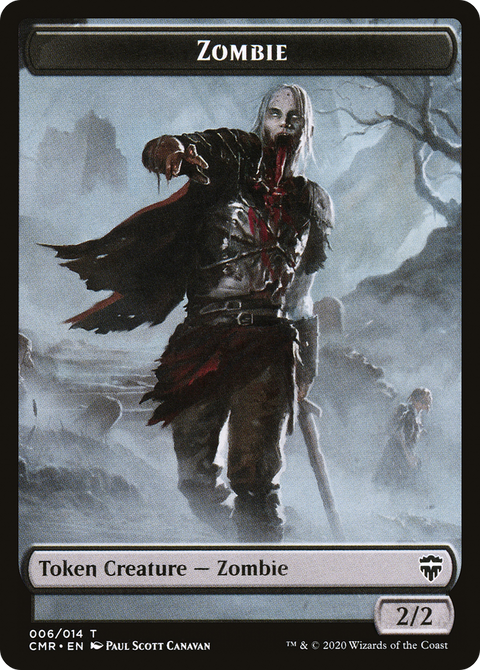 Zombie Token (CMR-006) - Commander Legends Tokens Foil