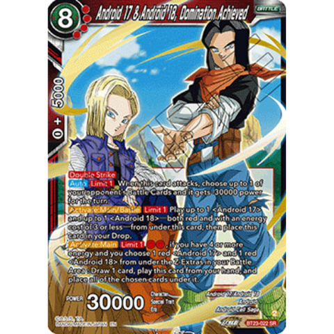 Android 17 & Android 18, Domination Achieved BT23-022 SR DBS