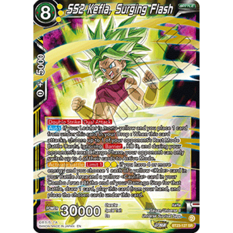 Dragon Ball Super Perfect Combination -SS2 Kefla, Surging Flash  BT23-127 SR