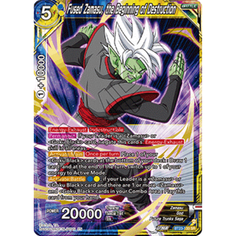 Dragon Ball Super Perfect Combination -Fused Zamasu, the Beginning of Destruction BT23-133 SR