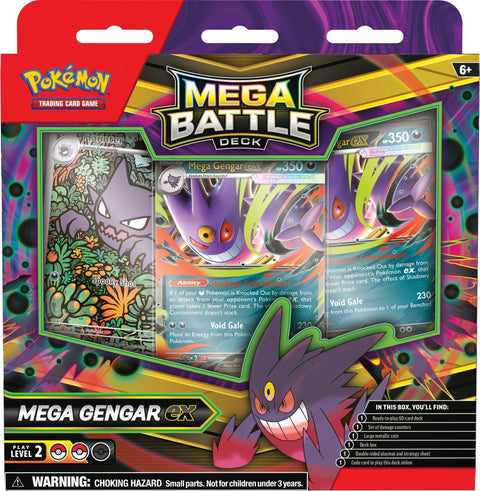Pokémon TCG: Mega Battle Deck—Mega Gengar ex / Mega Diancie ex