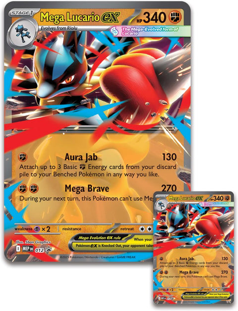 Pokémon TCG: Mega Lucario ex Figure Collection