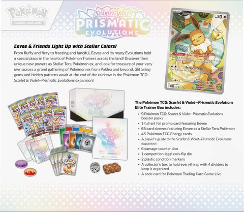 Pokémon TCG: Prismatic Evolutions Elite Trainer Box ETB