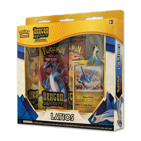 POKEMON TCG DRAGON MAJESTY PIN COLLECTION BOX - LATIOS