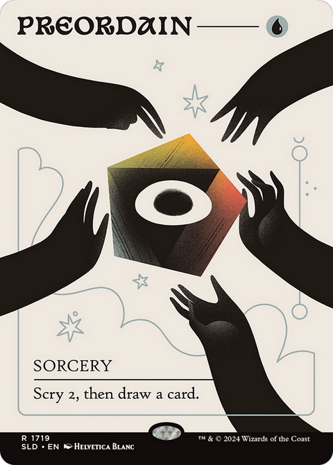 Preordain (SLD-1719) - Secret Lair Drop (Borderless) Foil
