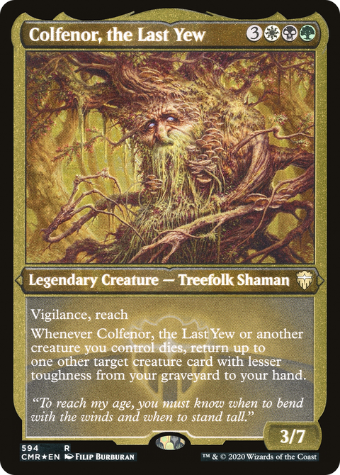 Colfenor, the Last Yew (Foil Etched) (CMR-594) - Commander Legends Foil