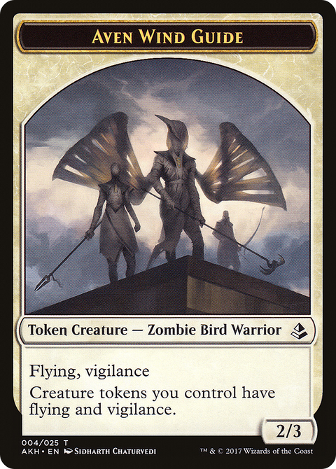 Aven Wind Guide Token (AKH-004) - Amonkhet Tokens Foil