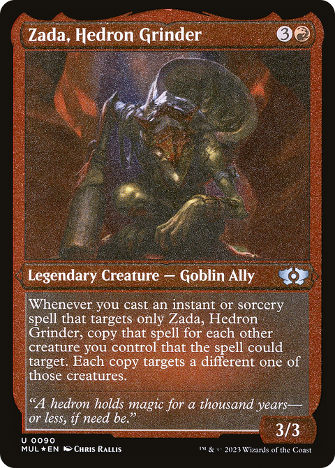 Zada, Hedron Grinder (Foil Etched) (MUL-090) - Multiverse Legends Etched Foil