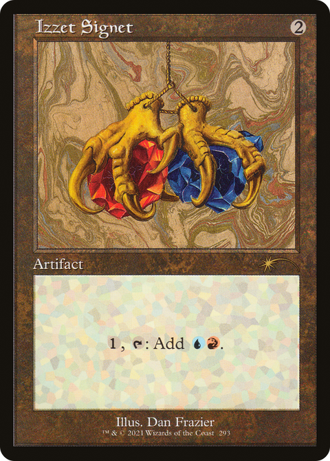 Izzet Signet (SLD-293) - Secret Lair Drop Etched Foil