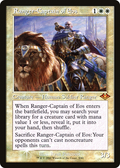 Ranger-Captain of Eos (Retro Frame) (MH1-005) - Modern Horizons 1 Timeshifts Foil
