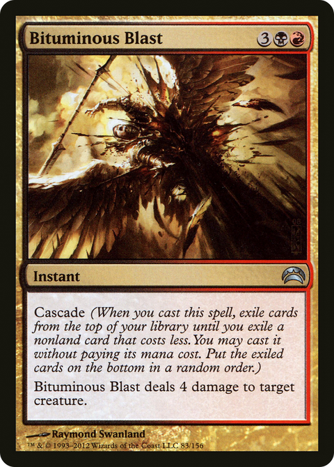Bituminous Blast (PC2-083) - Planechase 2012 Foil