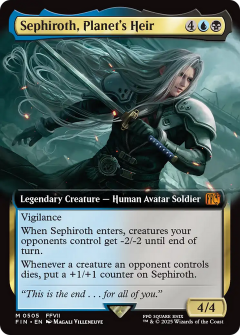 Sephiroth, Planet's Heir (FIN-505) - FINAL FANTASY: (Extended Art)