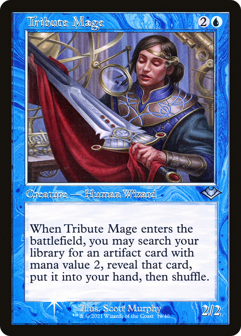 Tribute Mage (Retro Frame) (MH1-010) - Modern Horizons 1 Timeshifts Foil
