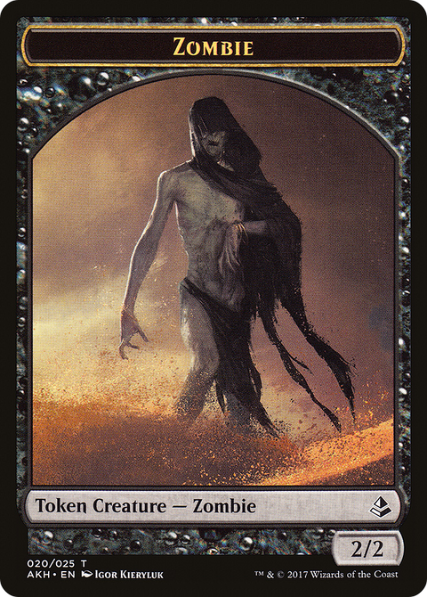 Zombie Token (AKH-020) - Amonkhet Tokens