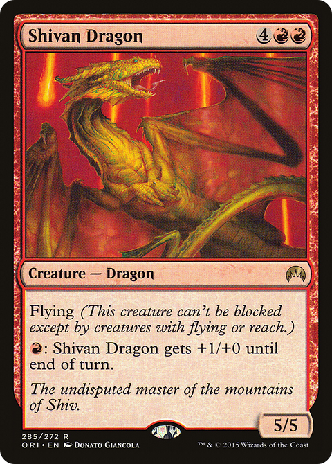 Shivan Dragon (ORI-285) - Magic Origins