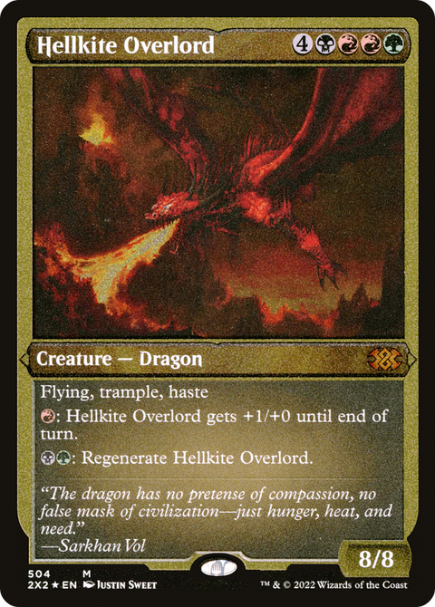 Hellkite Overlord (2X2-504) - Double Masters 2022 Foil