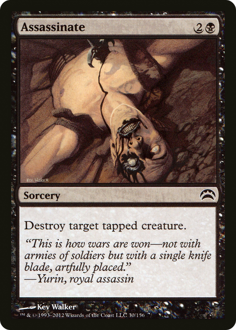 Assassinate (PC2-030) - Planechase 2012 Foil