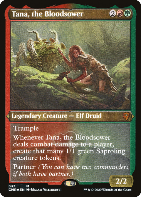 Tana, the Bloodsower (Foil Etched) (CMR-537) - Commander Legends Foil