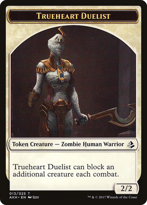 Trueheart Duelist Token (AKH-013) - Amonkhet Tokens