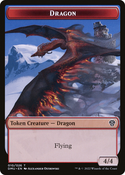 Dragon Token (DMU-010) - Dominaria United Tokens