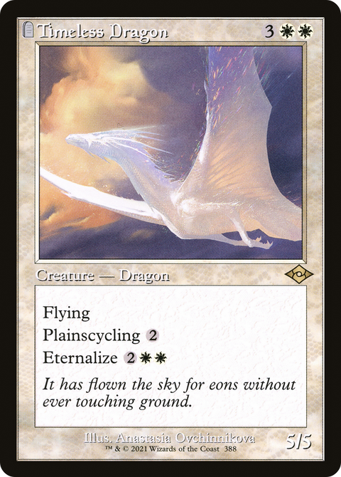 Timeless Dragon (MH2-388) - Modern Horizons 2: (tombstone)