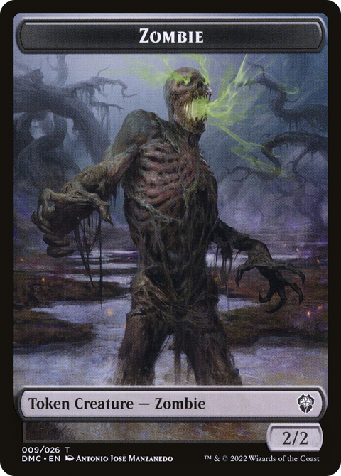 Zombie Token (DMC-009) - Dominaria United Tokens