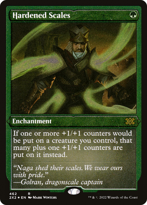 Hardened Scales (2X2-462) - Double Masters 2022 Foil