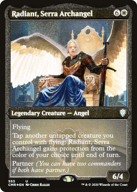 Radiant, Serra Archangel (Foil Etched) (CMR-553) - Commander Legends Foil