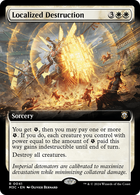 Localized Destruction (Extended Art) (M3C-041) - Modern Horizons 3 Commander: (Extended Art)