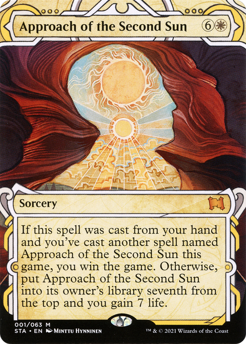 Approach of the Second Sun (STA-001) - Strixhaven Mystical Archive: (Showcase) (Borderless)