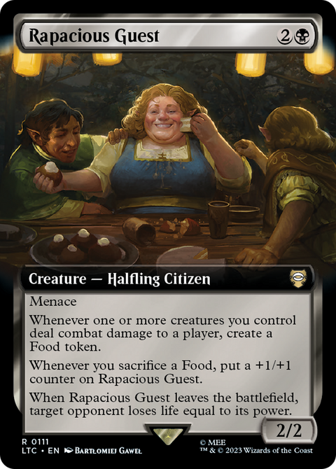 Rapacious Guest (Extended Art) (LTC-111) - Tales of Middle-earth Commander: (Extended Art)